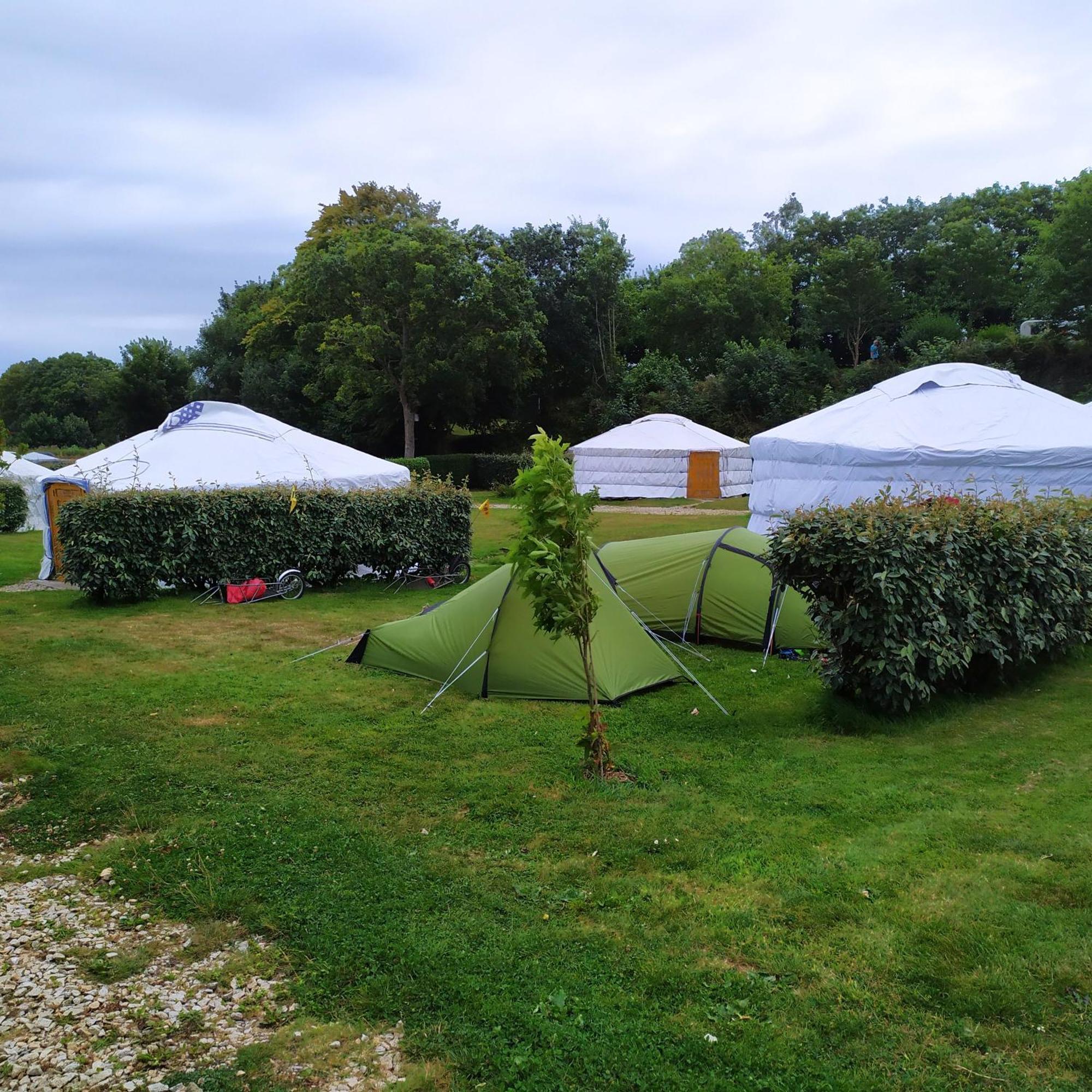 Camping Kerlaudy Mer Et Yourtes Plouénan Exterior foto