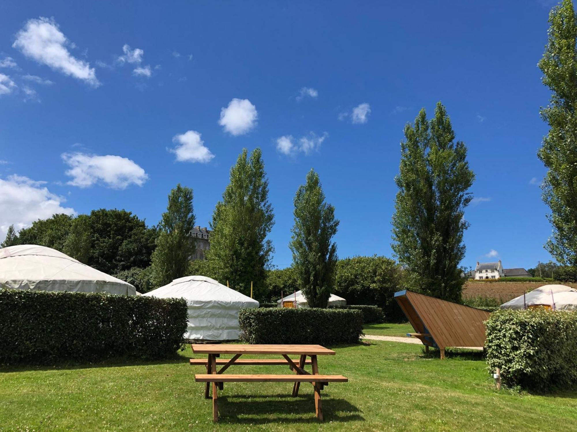 Camping Kerlaudy Mer Et Yourtes Plouénan Exterior foto