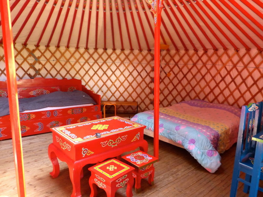 Camping Kerlaudy Mer Et Yourtes Plouénan Exterior foto